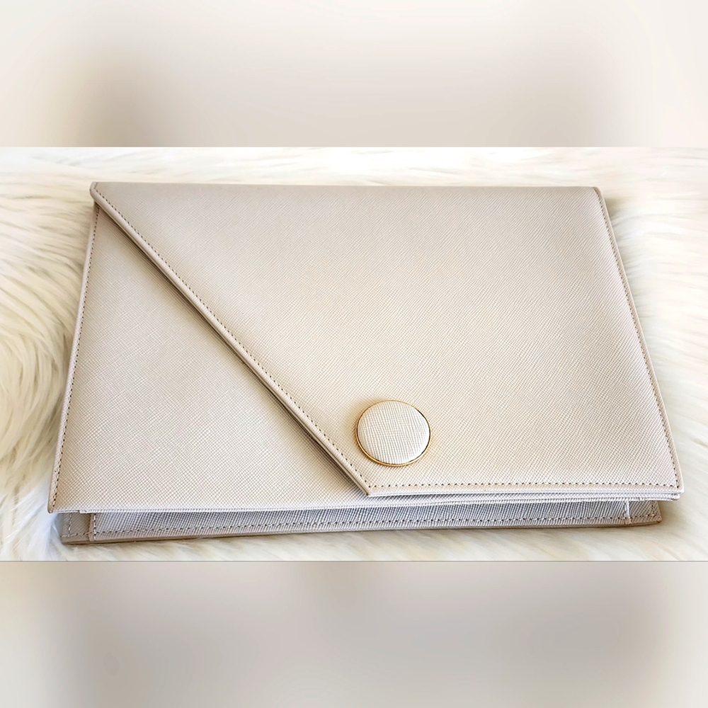 Yves Saint Laurant Vintage Leather Clutch Purse Bag